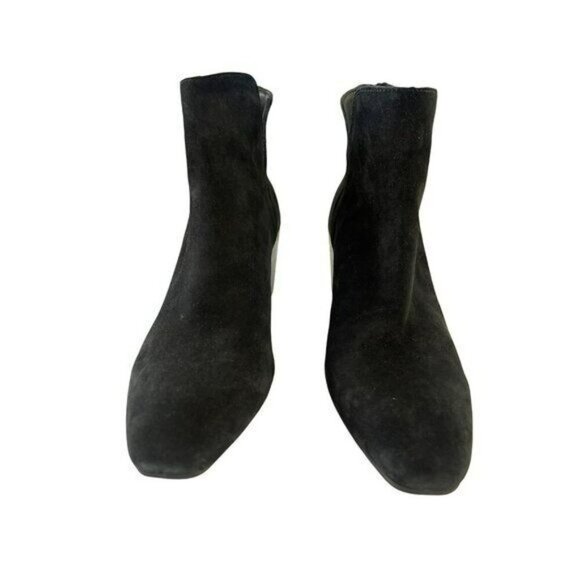 Blondo Stasia Black Suede Waterproof Ankle Boots Booties Winter Sz 8.5 NEW - Picture 2 of 6